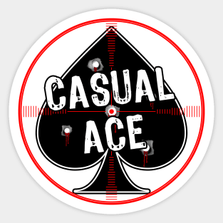 Casual Ace Sticker